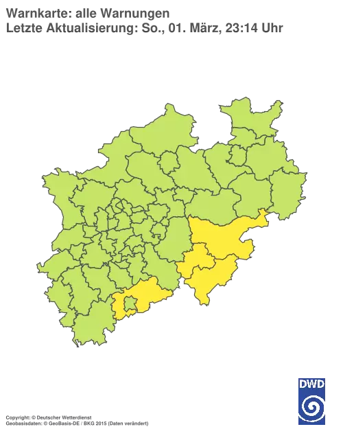 Aktuelle Wetterwarnungen für %region%