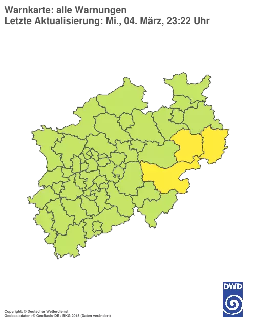 Aktuelle Wetterwarnungen für %region%