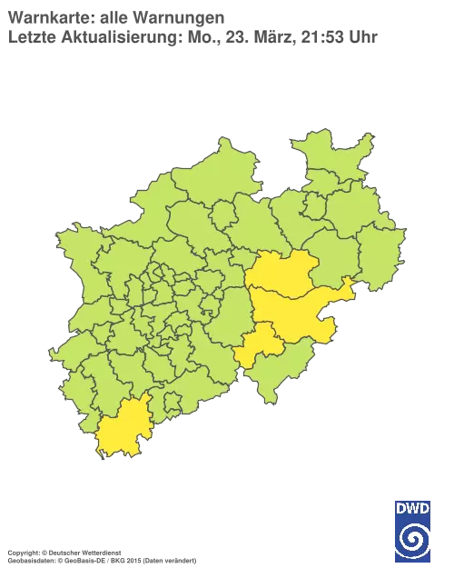 Aktuelle Wetterwarnungen für %region%