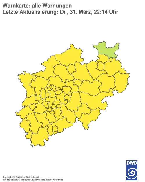 Aktuelle Wetterwarnungen für %region%