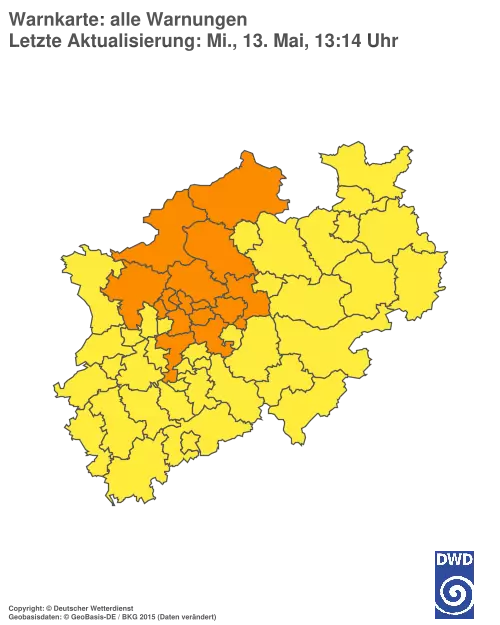 Aktuelle Wetterwarnungen für %region%