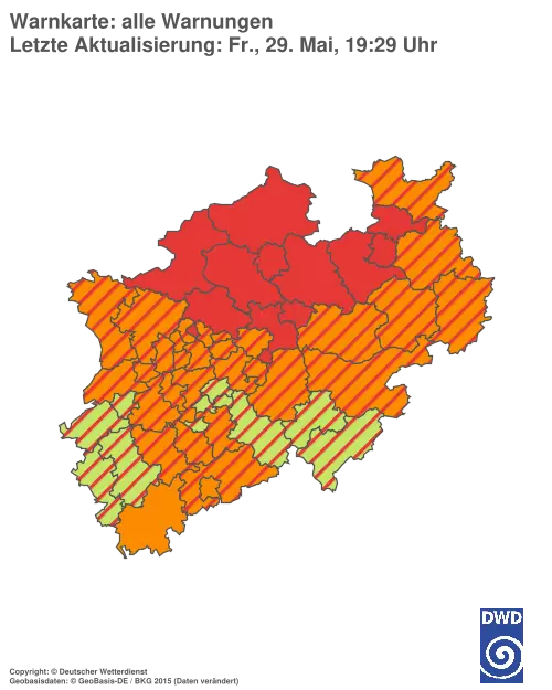 Aktuelle Wetterwarnungen für %region%