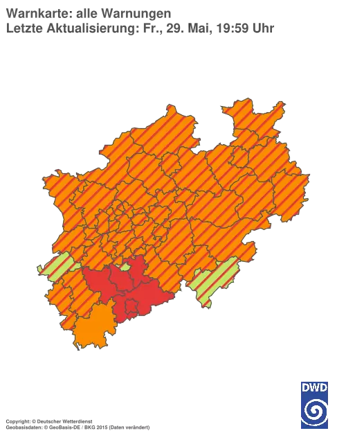 Aktuelle Wetterwarnungen für %region%