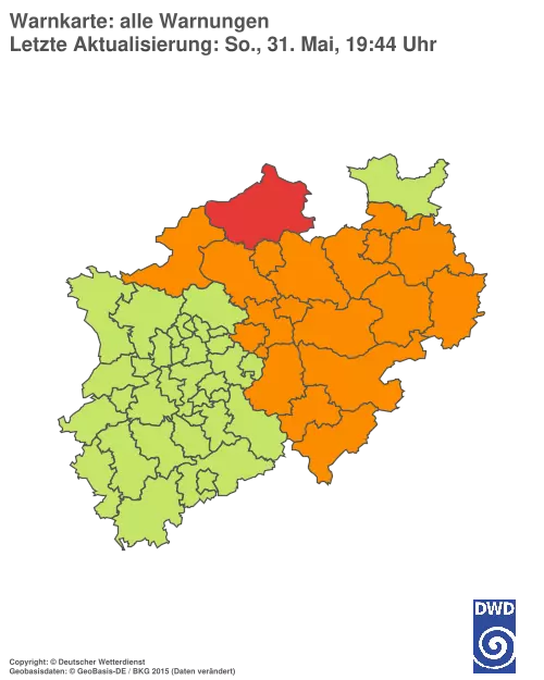 Aktuelle Wetterwarnungen für %region%