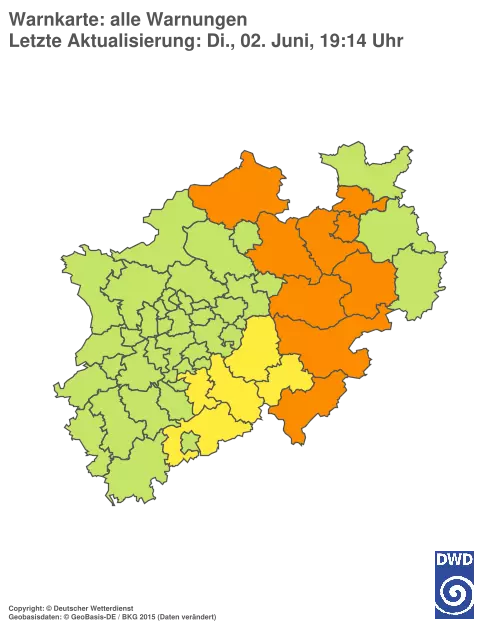 Aktuelle Wetterwarnungen für %region%