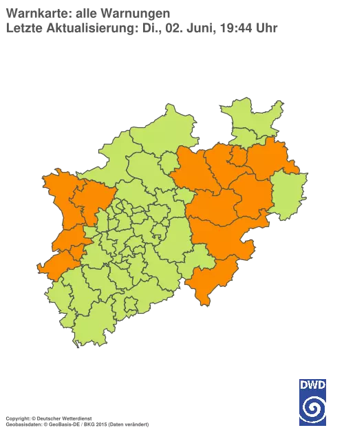 Aktuelle Wetterwarnungen für %region%
