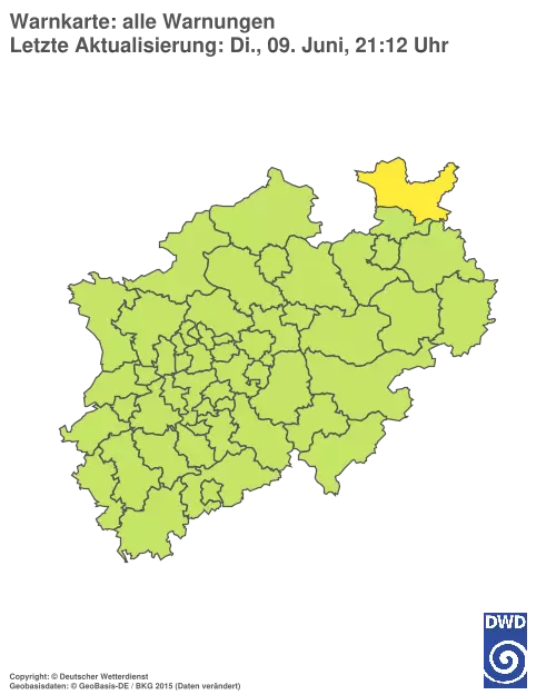 Aktuelle Wetterwarnungen für %region%
