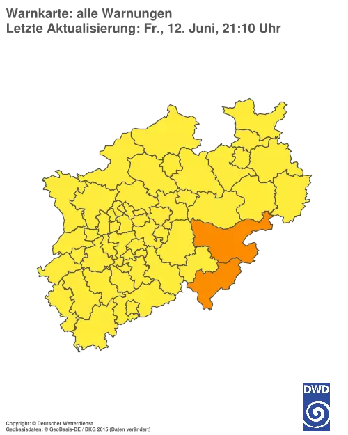 Aktuelle Wetterwarnungen für %region%