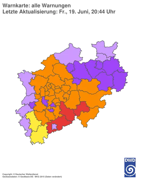 Aktuelle Wetterwarnungen für %region%