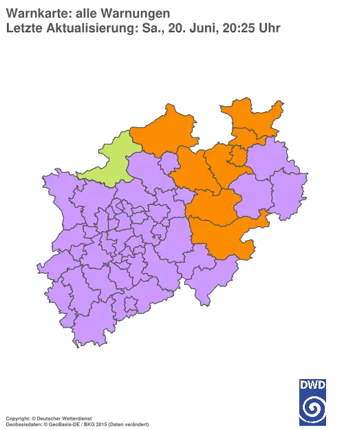 Aktuelle Wetterwarnungen für %region%