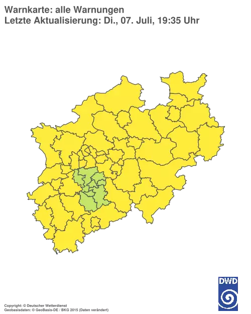Aktuelle Wetterwarnungen für %region%
