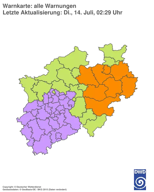 Aktuelle Wetterwarnungen für %region%
