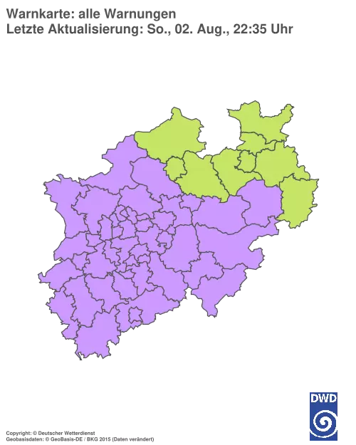 Aktuelle Wetterwarnungen für %region%