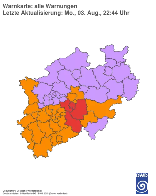 Aktuelle Wetterwarnungen für %region%