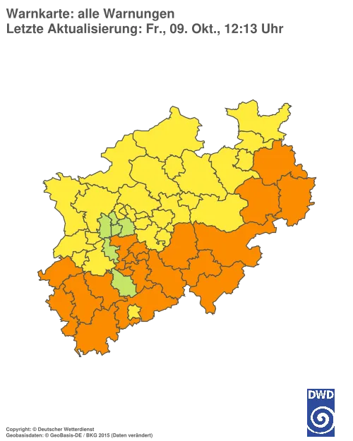 Aktuelle Wetterwarnungen für %region%