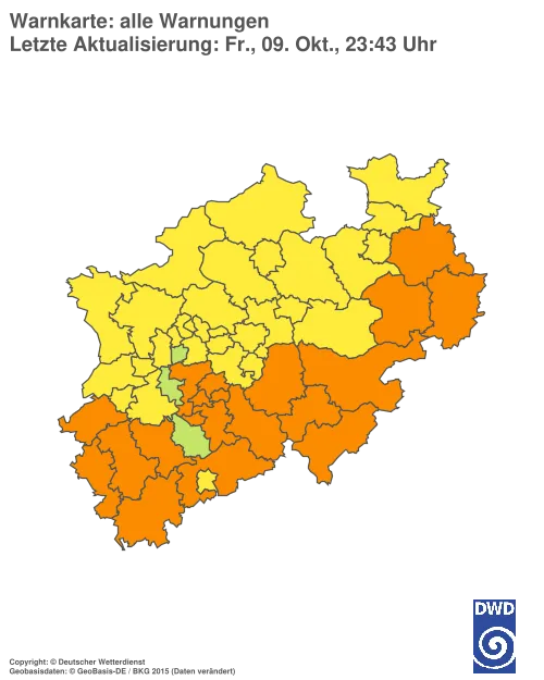 Aktuelle Wetterwarnungen für %region%