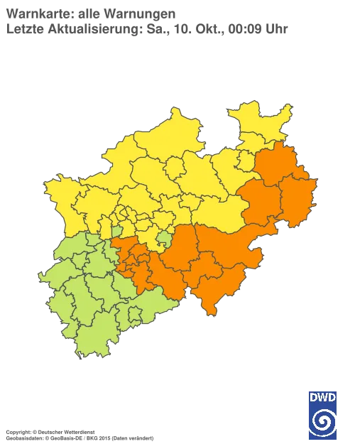 Aktuelle Wetterwarnungen für %region%
